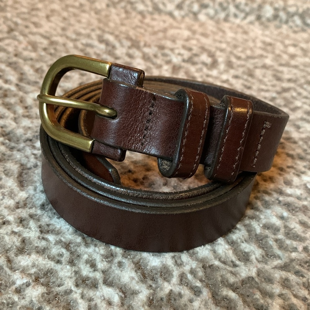 Eddie Bauer Brown Leather Belt